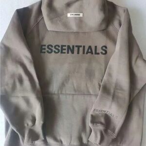 Essentials Brown Turtleneck Sweater